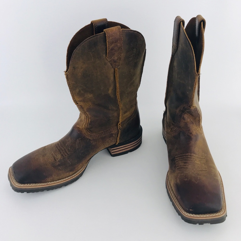 Ariat Hybrid Street Side Powder Brown Cowboy Boots
